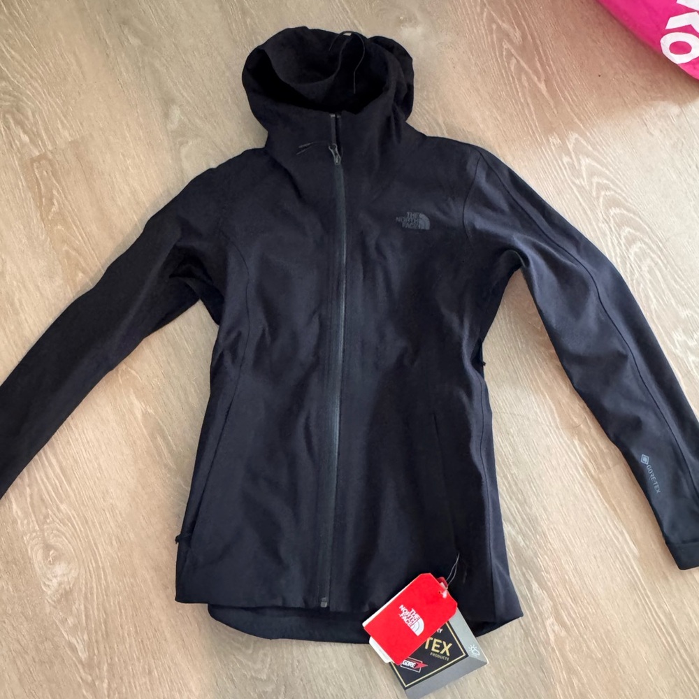 The North Face Black Gore tex jacket. New with tags attached!